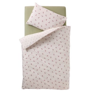 Parure housse de couette + taie d'oreiller CHERRY VERTBAUDET