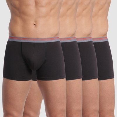 Pack of 4 Classic Colors Hipsters in Cotton DIM