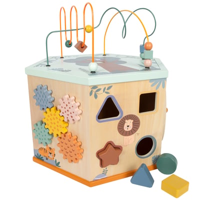 Cube de motricité 7 faces XL Safari SMALL FOOT COMPANY