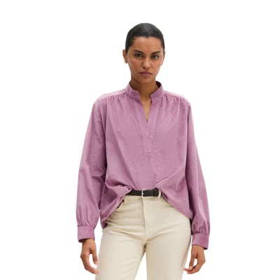 Chemisier en velours, coupe décontractée en mélange de coton bio et de viscose MARC O'POLO