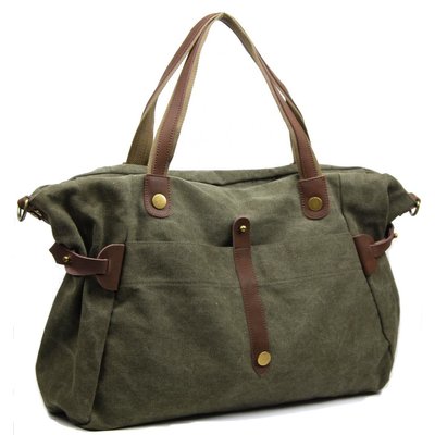 Sac de voyage cuir et toile FIDJI OH MY BAG