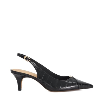 Escarpins à bride arrière en cuir - DISTINCTIVE DUNE LONDON