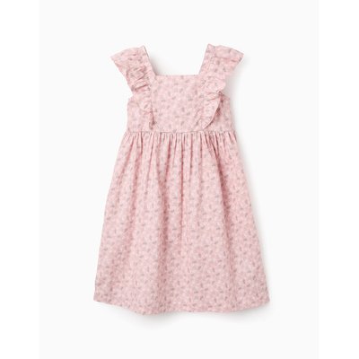Robe Florale en Coton avec Volants ZIPPY