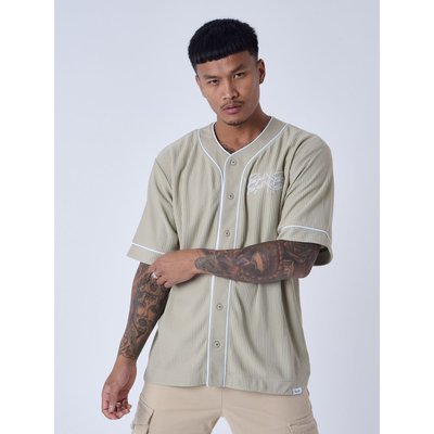 Chemise style Maillot de baseball en matière texturé PROJECT X