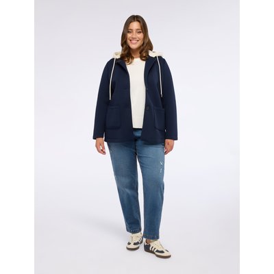Taille élastiquée avec bord froncé, fermeture par boutons et zip FIORELLA RUBINO