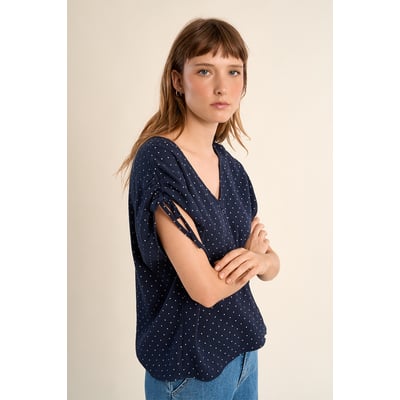 Top chemisier à pois MOLLY BRACKEN