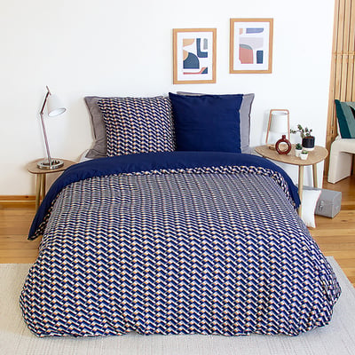 Parure housse de couette en microfibre imprimée, Loss C DESIGN HOME TEXTILE