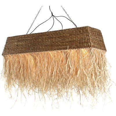Suspension en fibres naturelles style bohème pour salon chaleureux RECOLLECTION