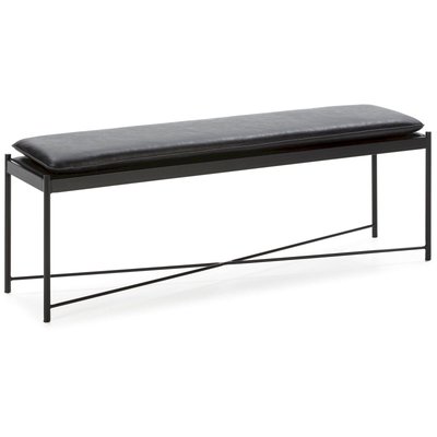 Banc en similicuir et fer, Mons RECOLLECTION