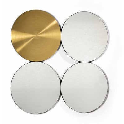 Miroir rond en verre et métal, Alzorriz RECOLLECTION