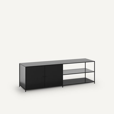 Meuble TV métal acier enfilade 2 portes, Romy AM.PM
