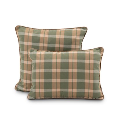 Set 2 coussins décoratifs, à carreaux, Swona DEFORA HOME