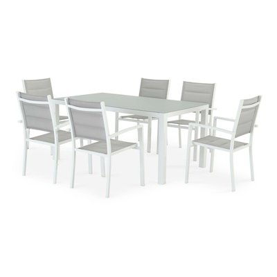 Salon de jardin, 4 chaises, TOKYO DEFORA HOME