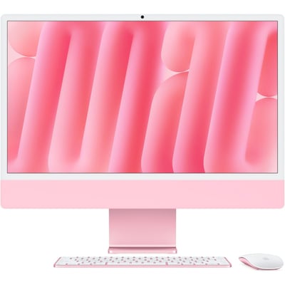 Ordinateur Apple 24" Ecran Retina 4,5K Puce M4 CPU 8 / GPU 8 coeurs Mémoire RAM 16Go Stockage 256Go SSD Rose APPLE
