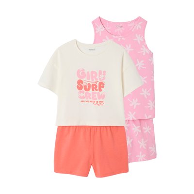 Lot de 2 pyjashorts surf VERTBAUDET