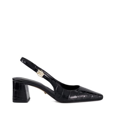 Slingbacks à bout ciselé et talons carrés - CONTACT DUNE LONDON