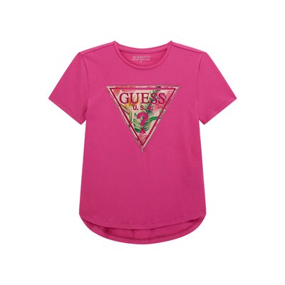 T-Shirt Logo Triangulaire Strass GUESS KIDS