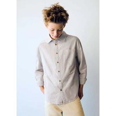 Chemise oxford rayée MANGO KIDS