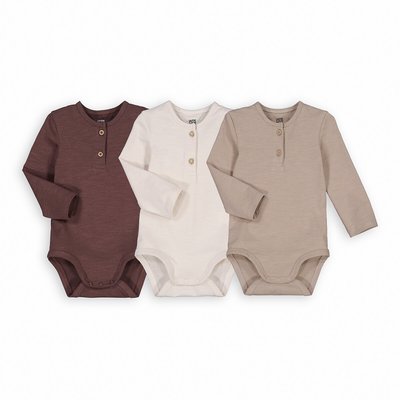 Lot de 3 bodies unis LA REDOUTE COLLECTIONS