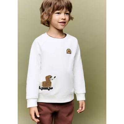 Sweat oversize inscription relief MANGO BABY