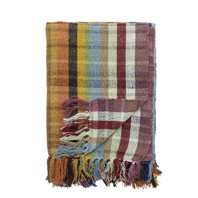 Plaid coton recyclé carreaux  Elmy BLOOMINGVILLE