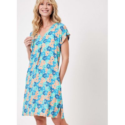 Robe fluide imprimée col V TATU LA FIANCÉE
