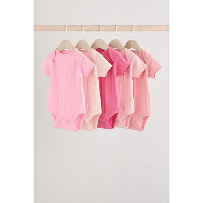 Body côtelé manches courtes , lot de 5 NEXT