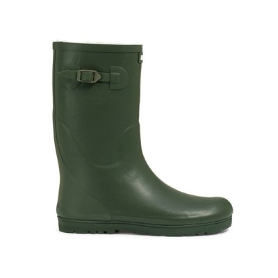 Botte de pluie fourrée à semelle crantée WOODY-POP FUR UNISEX AIGLE