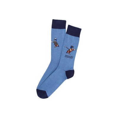 Chaussettes en coton imprimé Golf Jean Made in France ARTHUR