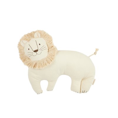 Coussin lion blanc WABI-SABI NOBODINOZ
