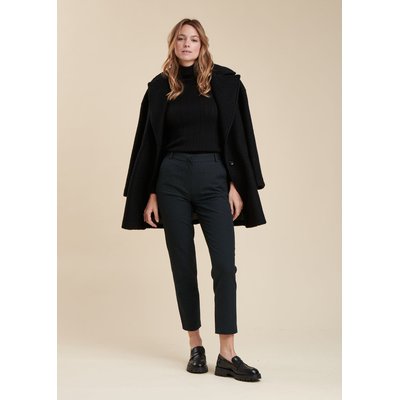 Pantalon cigarette tissu jacquard LA FEE MARABOUTEE
