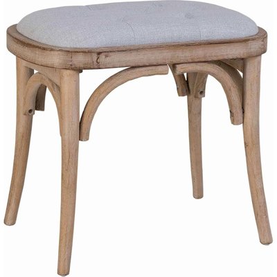 tabouret contemporain en bois et assise tissu RECOLLECTION