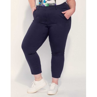 Pantalon droit coton grande taille NIMA LA FIANCÉE