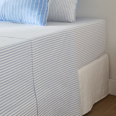 Drap plat en percale de coton, Edward LA REDOUTE INTERIEURS