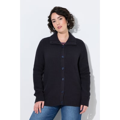 Cardigan en maille côtelée ULLA POPKEN