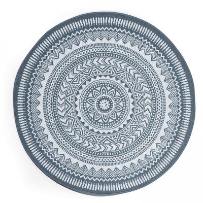 Tapis rond d'extérieur avec motif MANDALA OVIALA