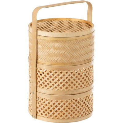 Panier rond en bambou, Abescon RECOLLECTION
