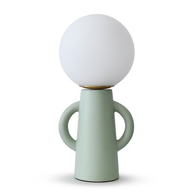 Lampe de table céramique vert Paul MILLUMINE