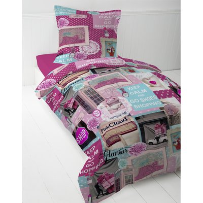 Parure de lit enfant + taie en coton, Happy C DESIGN HOME TEXTILE