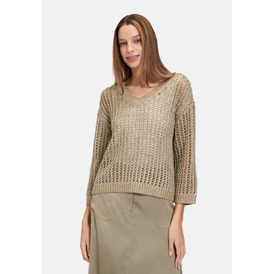 Pull-over en maille ajourée à paillettes BETTY BARCLAY