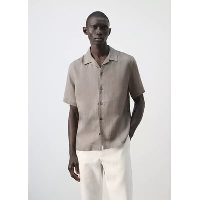 Chemise regular fit 100 % lin MANGO MAN