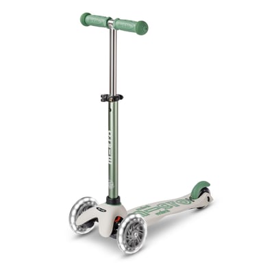 Trottinette 3 roues Mini Micro Deluxe Eco Pistache LED MICRO MOBILITY
