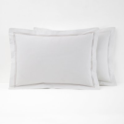 Palace 100% Cotton Percale 200 Thread Count Pillowcase LA REDOUTE INTERIEURS
