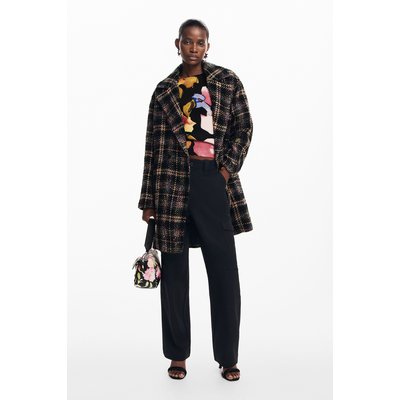 Manteau court à carreaux DESIGUAL