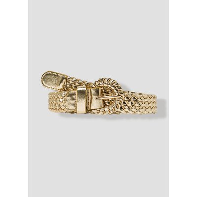 Ceinture tressée dorée PROMOD