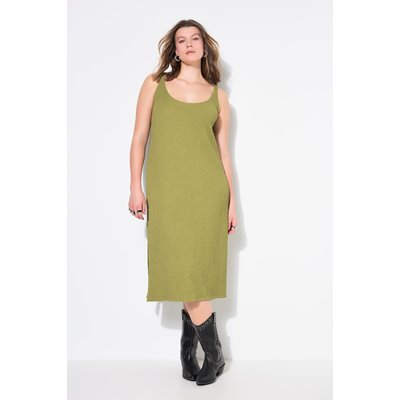 Robe midi en tissu gaufré, coupe Straight STUDIO UNTOLD