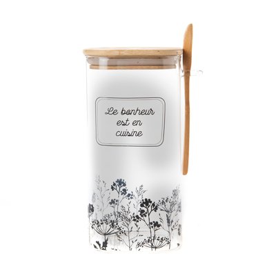 Bonbonnière avec cuillère 21 cm  -YUMA AMADEUS