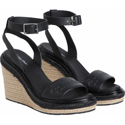 Leather Wedge Sandals CALVIN KLEIN JEANS