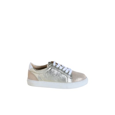 Baskets à lacets cuir enfant VERTBAUDET
