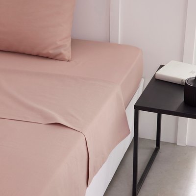 Drap plat pour lit 2 personnes uni ESSENTIAL TODAY